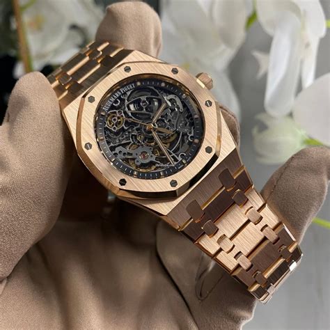 audemars piguet royal oak skeleton 39mm rose gold|ap royal oak skeleton price.